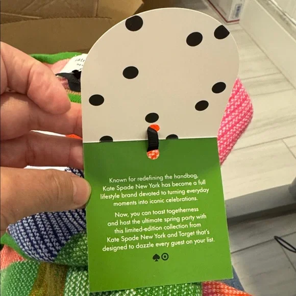 Kate Spade Target Hot Pink Plaid Knit Statement Shift Dress Size L NWT - Picture 7 of 9